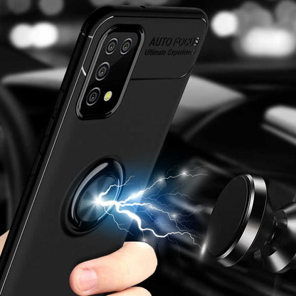 Galaxy A02S Kılıf Mnc Ravel Silikon Kapak-Siyah