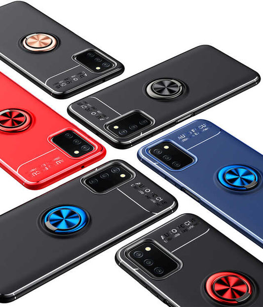 Galaxy A03S Kılıf Mnc Ravel Silikon Kapak-Mavi
