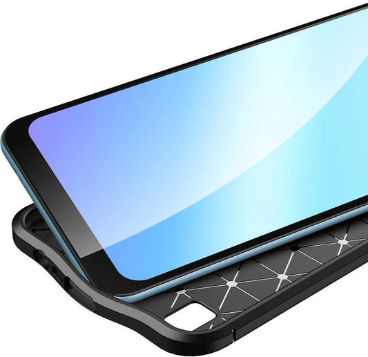 Realme C21 Kılıf Mnc Niss Silikon Kapak-Kırmızı