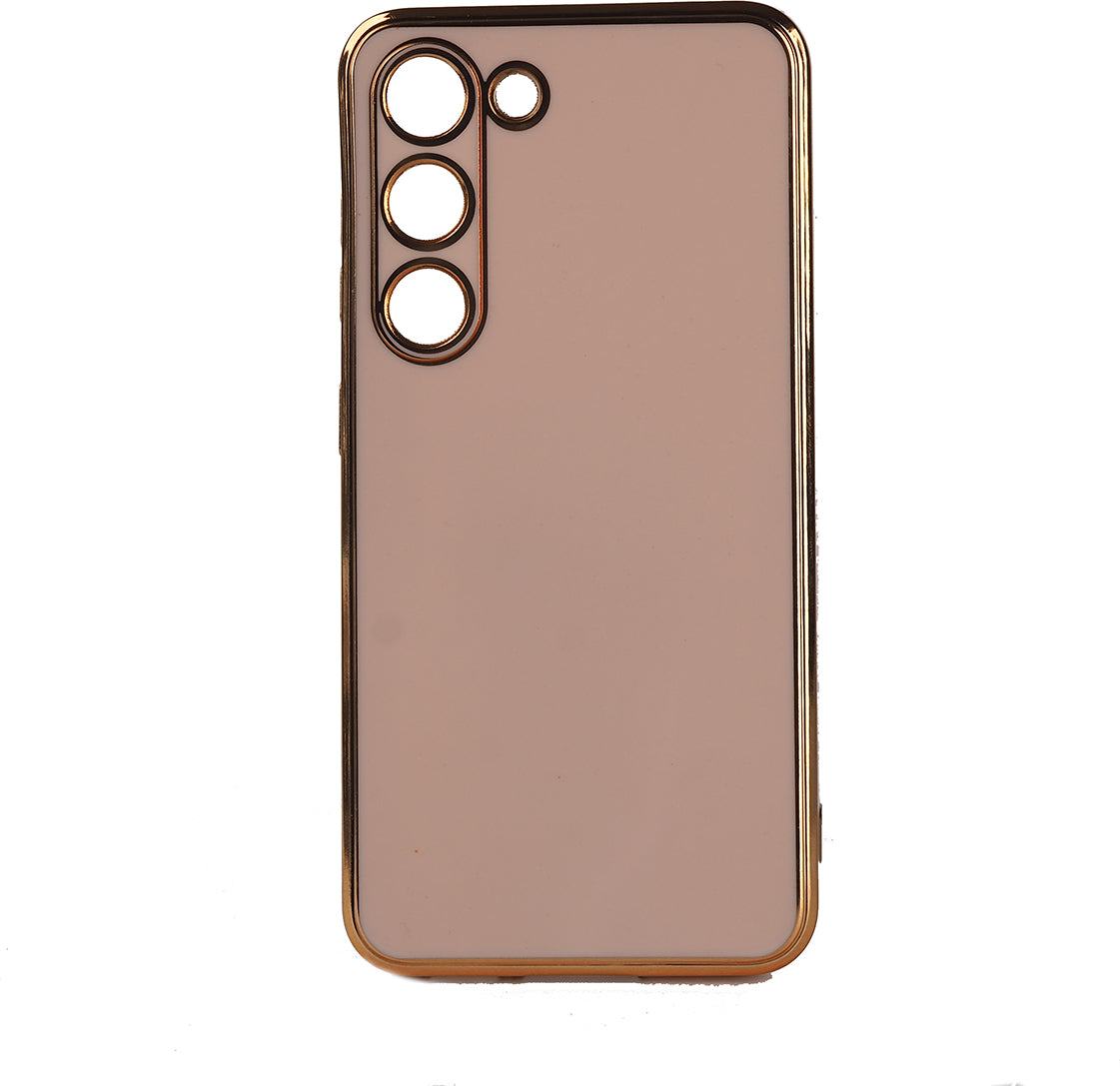 Galaxy S23 Plus Kılıf Mnc Bark Kapak-Rose Gold