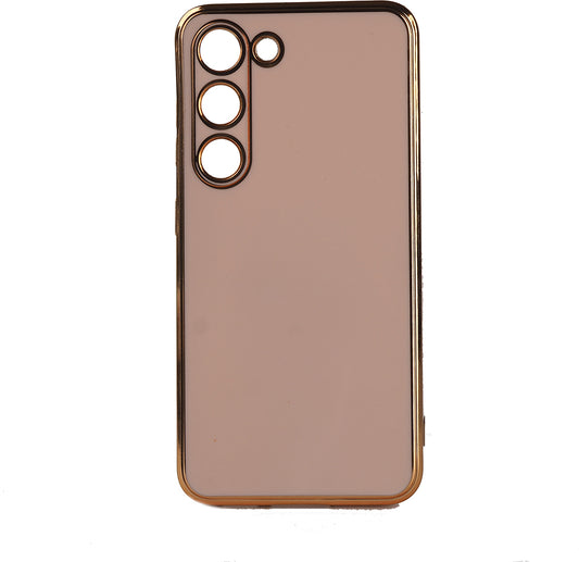 Galaxy S23 Plus Kılıf Mnc Bark Kapak-Rose Gold