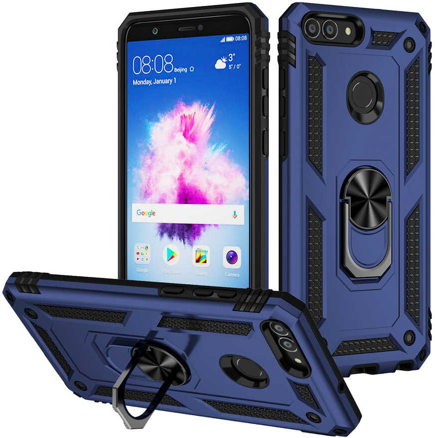 Huawei P Smart Kılıf Mnc Vega Kapak-Mavi