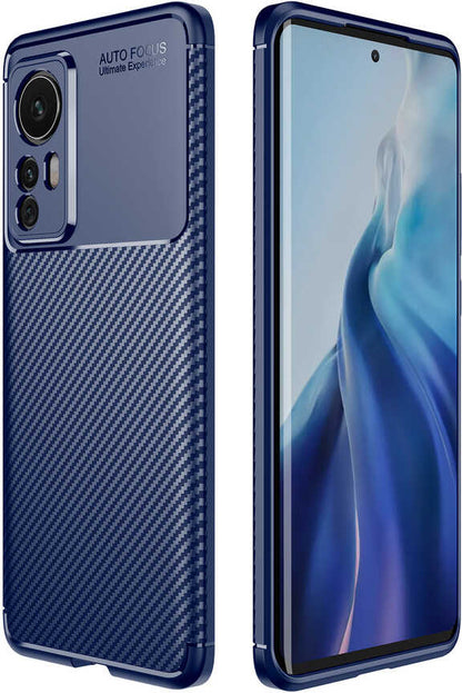 Xiaomi Mi 12 Kılıf Mnc Negro Silikon Kapak-Lacivert