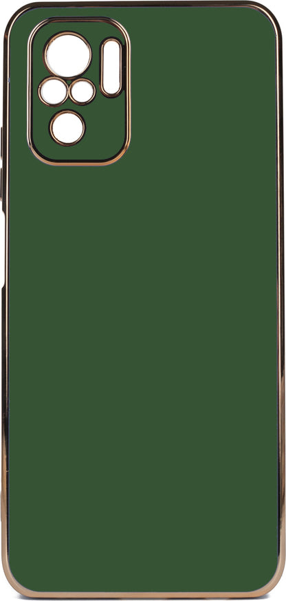 Xiaomi Redmi Note 10 Kılıf Mnc Bark Kapak-Koyu Yeşil
