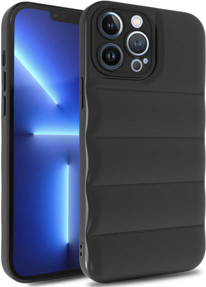iPhone 12 Pro Max Kılıf Mnc Kasis Kapak-Siyah