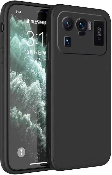 Xiaomi Mi 11 Ultra Kılıf Mnc Premier Silikon Kapak-Siyah