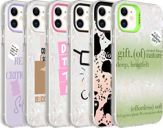 Apple iPhone 12 Kılıf Mermer Desenli Mnc Marbello Kapak-Kahverengi