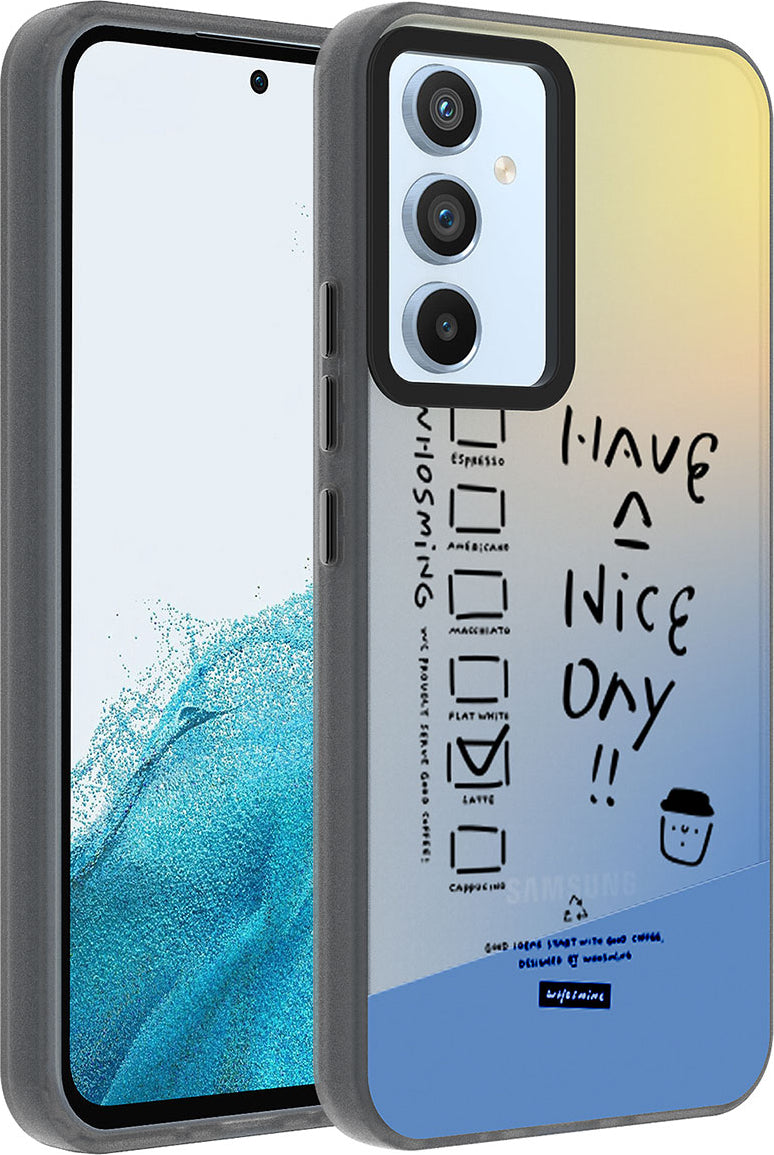 Galaxy A54 Kılıf Desenli Mnc Dragon Sert Kapak-Have