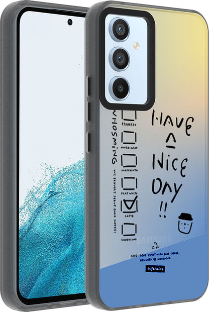 Galaxy A54 Kılıf Desenli Mnc Dragon Sert Kapak-Have