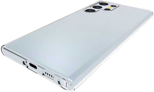 Galaxy S22 Ultra Kılıf Mnc Süper Silikon Kapak-Renksiz