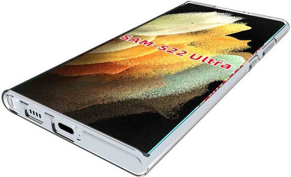 Galaxy S22 Ultra Kılıf Mnc Süper Silikon Kapak-Renksiz