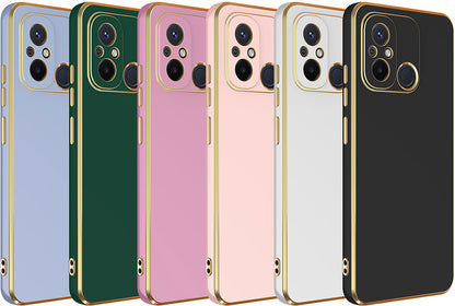 Xiaomi Redmi 12C Kılıf Mnc Bark Kapak-Rose Gold