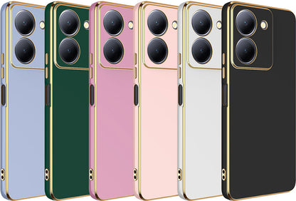 Vivo Y36 4g Kılıf Mnc Bark Kapak-Koyu Yeşil