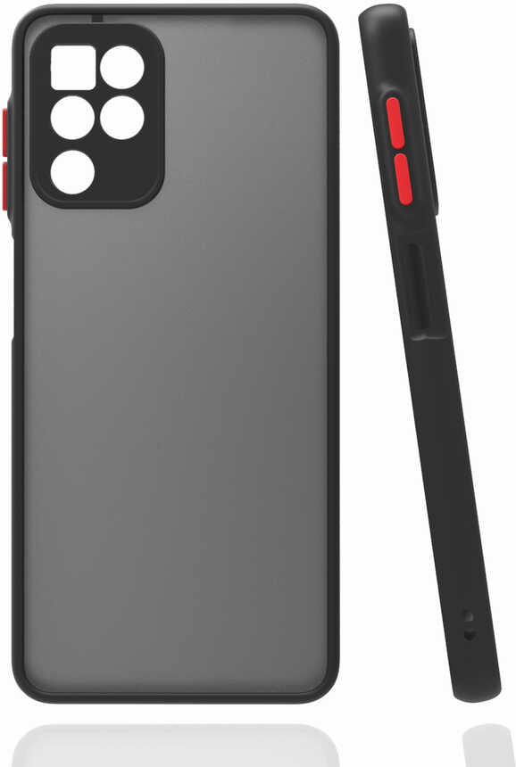 Galaxy A22 4g Kılıf Mnc Hux Kapak-Siyah