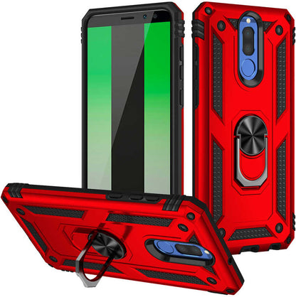 Huawei Mate 10 Lite Kılıf Mnc Vega Kapak-Kırmızı