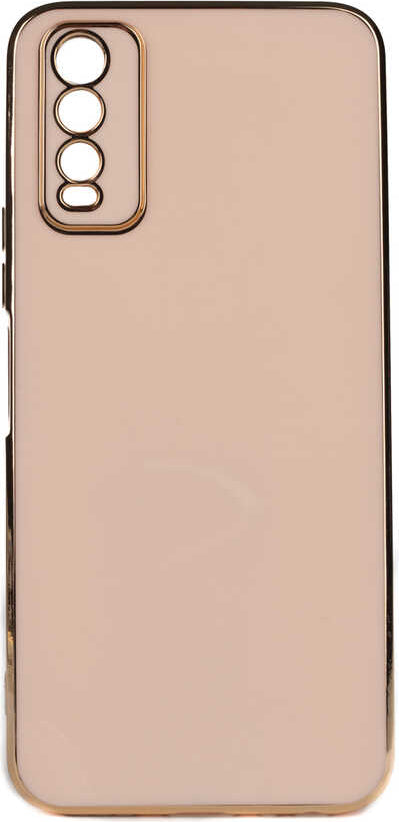 Vivo Y20 Kılıf Mnc Bark Kapak-Rose Gold