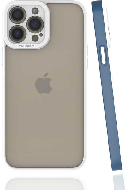 iPhone 13 Pro Max Kılıf Mnc Mima Kapak-Lacivert