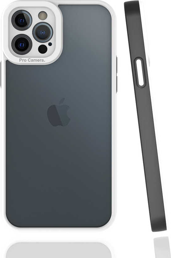 iPhone 12 Pro Kılıf Mnc Mima Kapak-Siyah