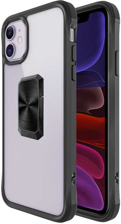 iPhone 11 Kılıf Mnc V-Bax Kapak-Siyah