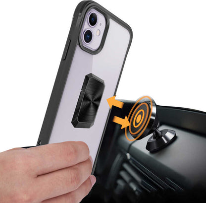 iPhone 11 Kılıf Mnc V-Bax Kapak-Siyah