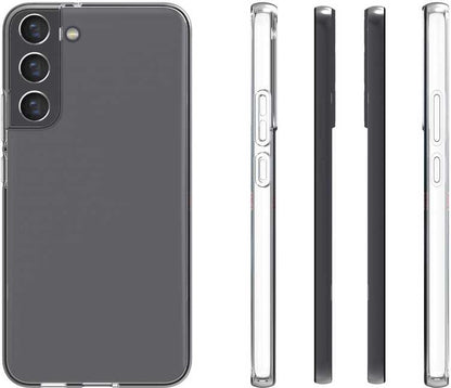 Galaxy S22 Plus Kılıf Mnc Süper Silikon Kapak-Renksiz