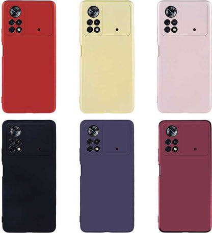 Xiaomi Poco M4 Pro 4g Kılıf Mnc Premier Silikon Kapak-Gold