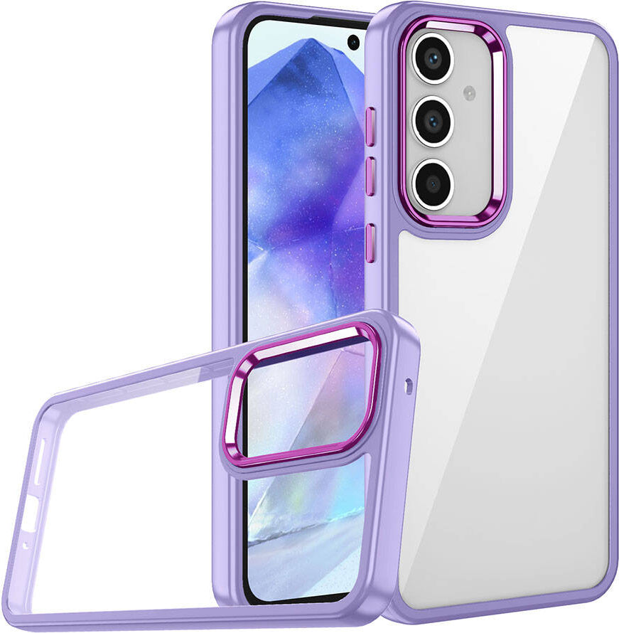 Galaxy A05S Kılıf Mnc Flora Kapak-Lila