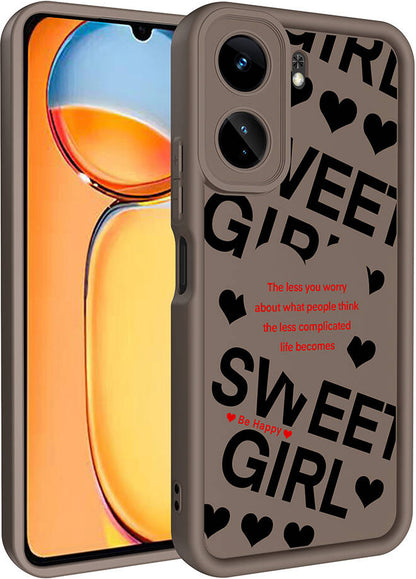 Xiaomi Redmi 13C Kılıf Kamera Korumalı Baskılı Arka Yüzey Mnc Klas Kapak-Siyah