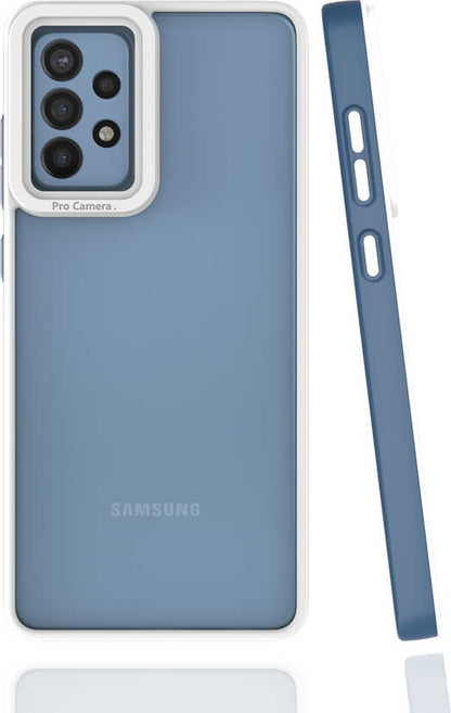 Galaxy A72 Kılıf Mnc Mima Kapak-Lacivert