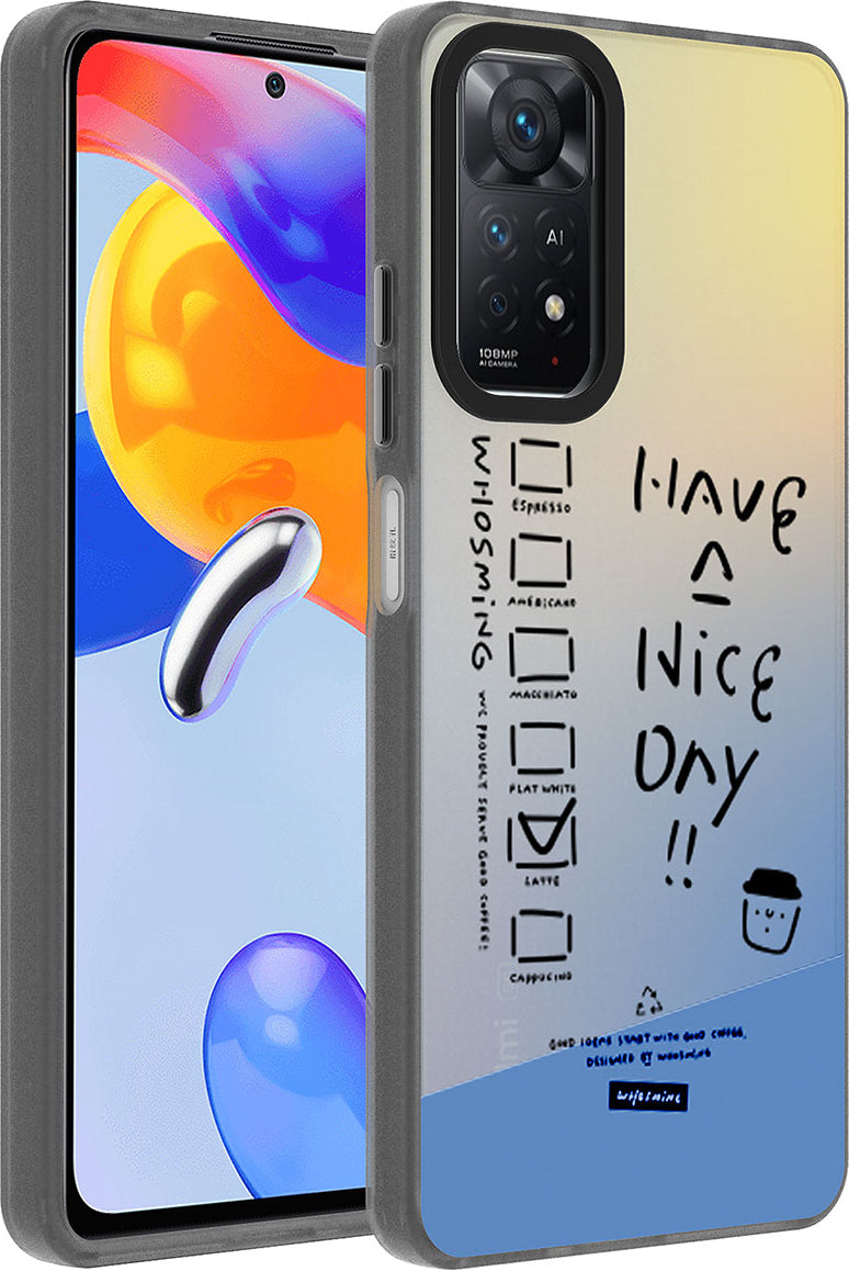 Xiaomi Redmi Note 11 Pro 5g Kılıf Desenli Mnc Dragon Sert Kapak-Have