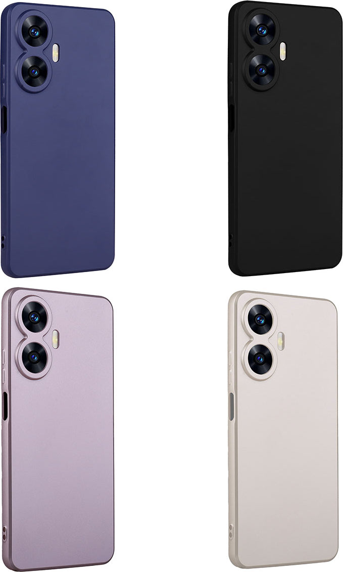 Realme C55 Kılıf Mnc Premier Silikon Kapak-Saks Mavi