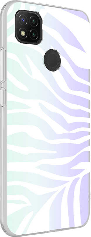Xiaomi Redmi 9c Kılıf Mnc M-Blue Desenli Kapak-Zebra No1