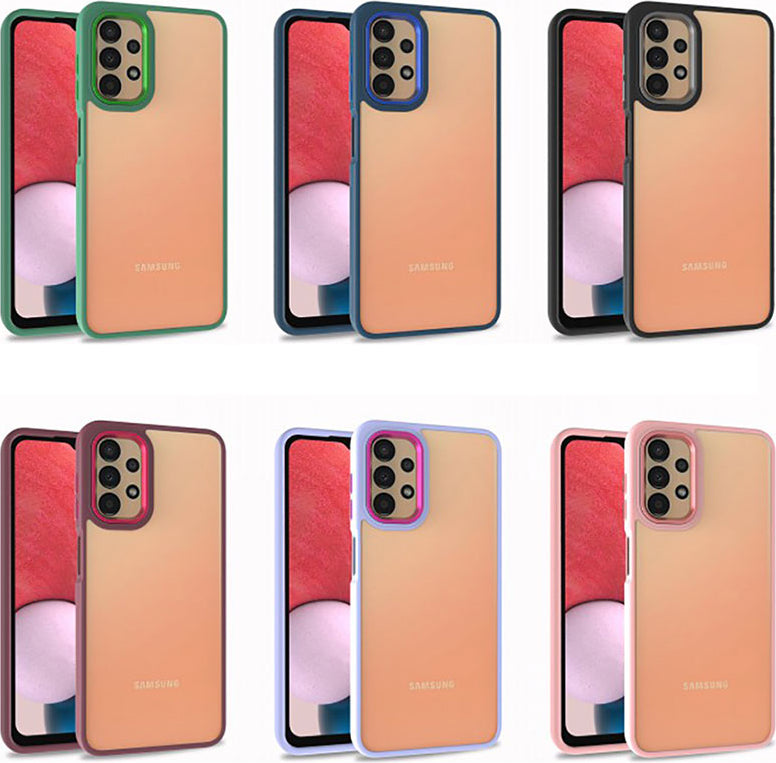 Galaxy A13 4g Kılıf Mnc Flora Kapak-Yeşil