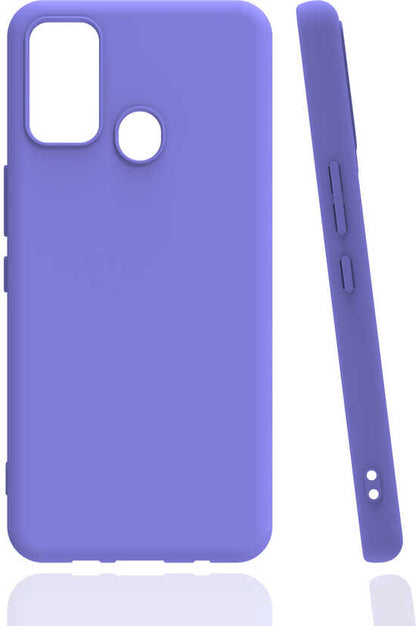 Tecno Spark 7t Kılıf Mnc Biye Silikon-Lila