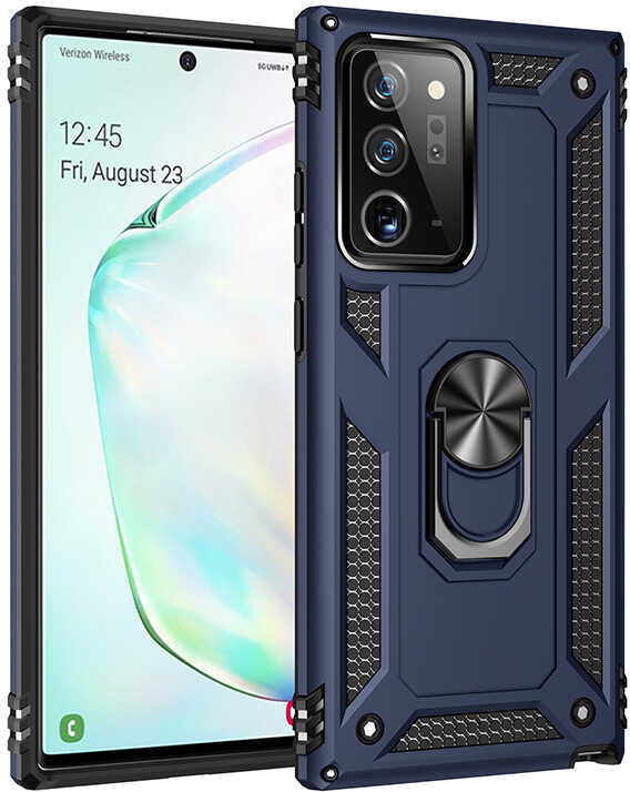 Galaxy Note 20 Ultra Kılıf Mnc Vega Kapak-Mavi