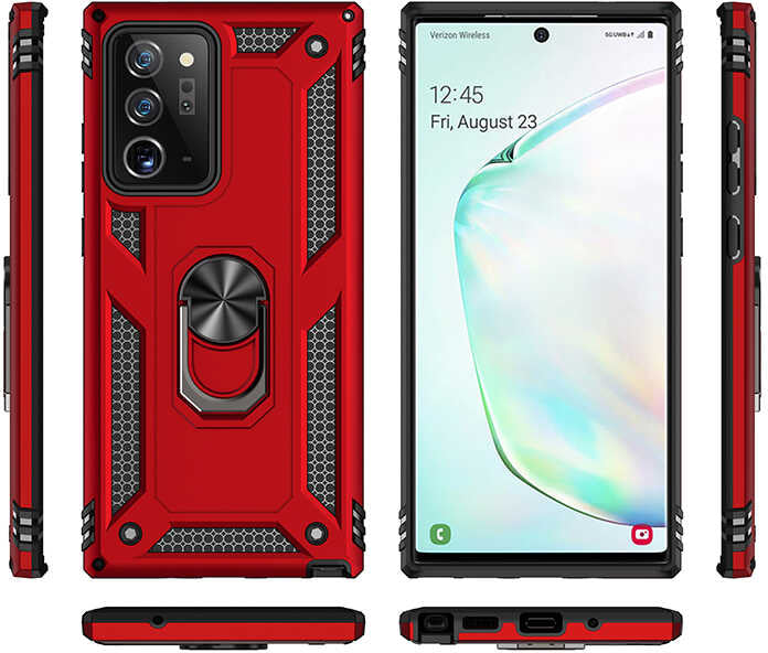 Galaxy Note 20 Ultra Kılıf Mnc Vega Kapak-Mavi