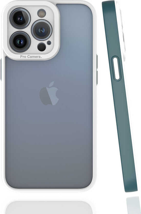 iPhone 13 Pro Kılıf Mnc Mima Kapak-Koyu Yeşil