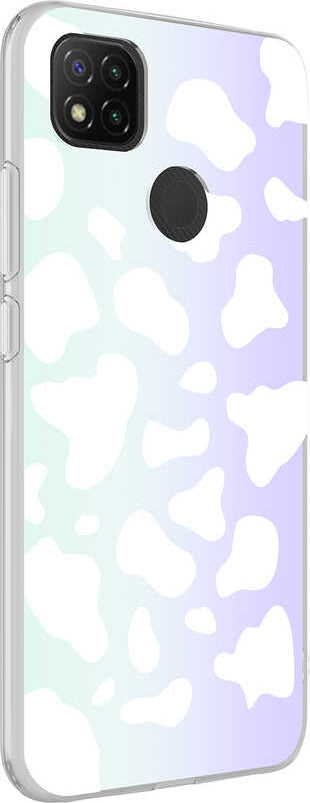Xiaomi Redmi 9c Kılıf Mnc M-Blue Desenli Kapak-Cow No2