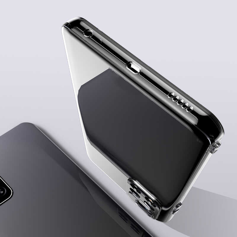 Xiaomi Redmi Note 11 Global Kılıf Mnc Kamera Korumalı Süper Silikon Kapak-Renksiz
