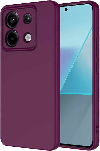 Xiaomi Redmi Note 13 Pro 5g Kılıf Mnc Mara Laaakan Kapak-Koyu Mor