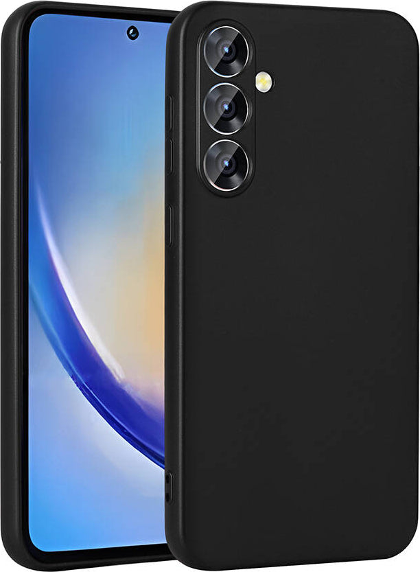 Galaxy A35 Kılıf Mnc Premier Silikon Kapak-Siyah