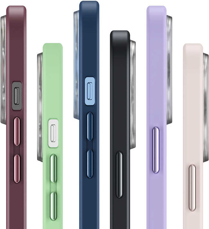 iPhone 12 Pro Max Kılıf Mnc Retro Kapak-Rose Gold