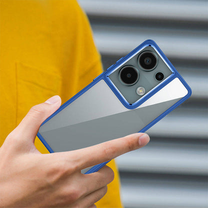 Xiaomi Redmi Note 13 Pro 4g Kılıf Mnc Flora Kapak-Mavi