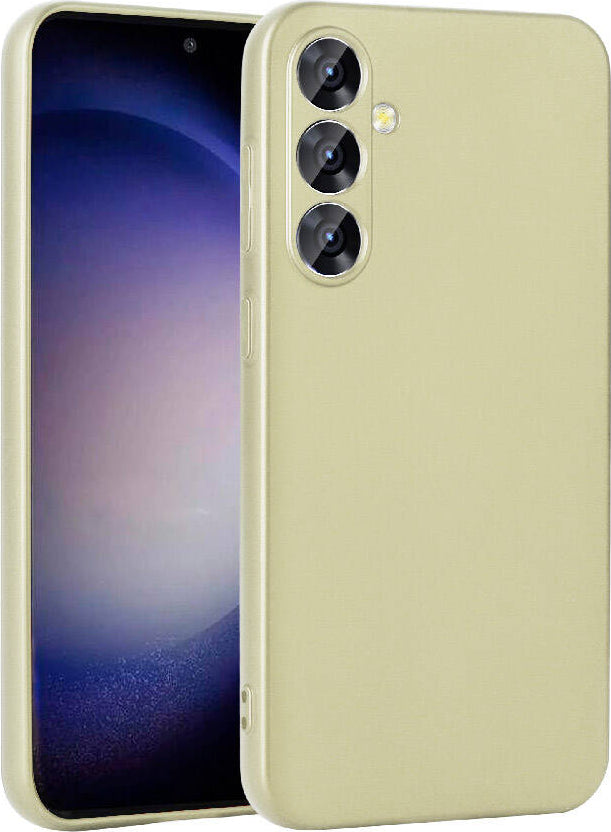 Galaxy S24 Kılıf Mnc Premier Silikon Kapak-Gold