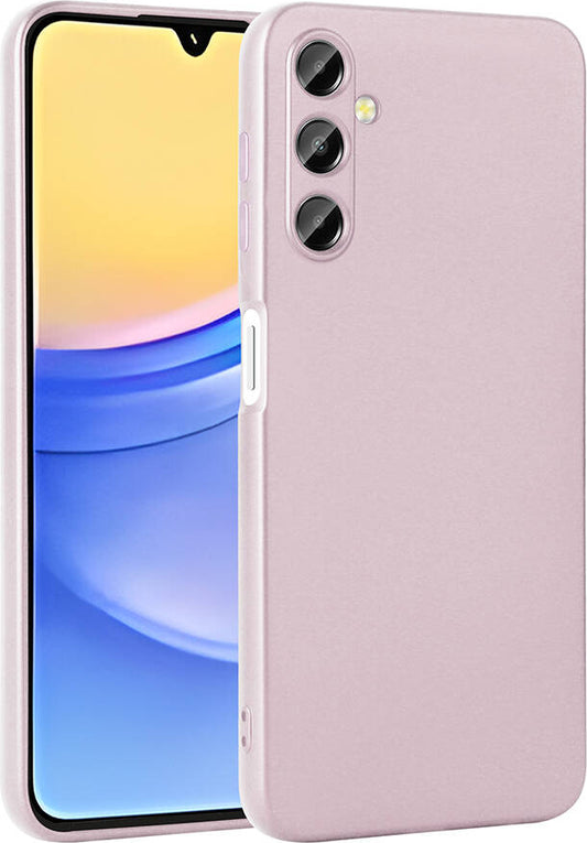 Galaxy A15 Kılıf Mnc Premier Silikon Kapak-Rose Gold
