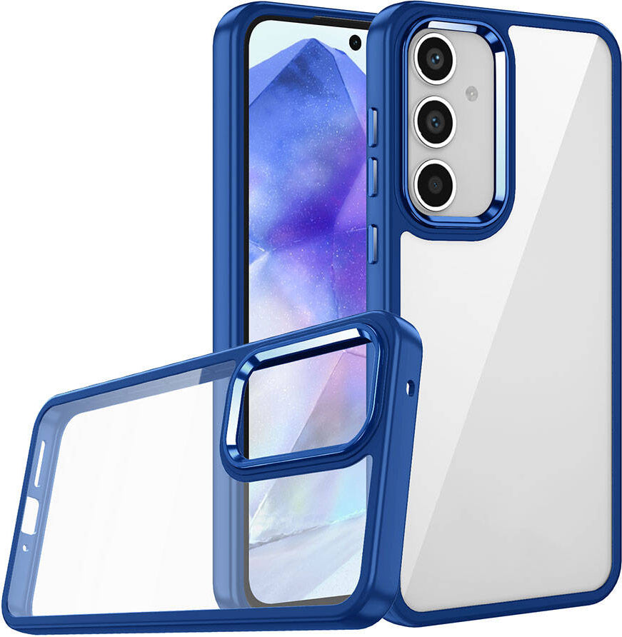 Galaxy A05S Kılıf Mnc Flora Kapak-Mavi