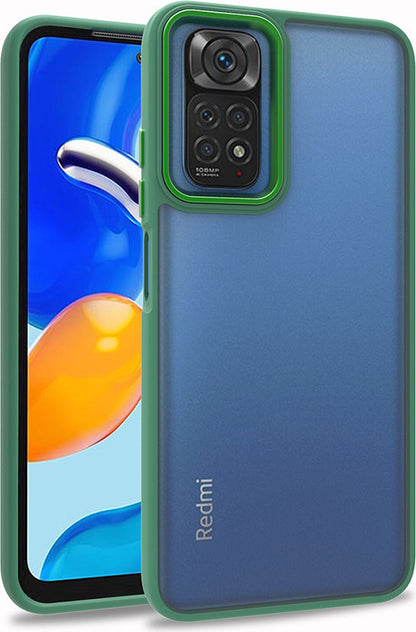 Xiaomi Redmi Note 11 Pro 5g Kılıf Mnc Flora Kapak-Yeşil