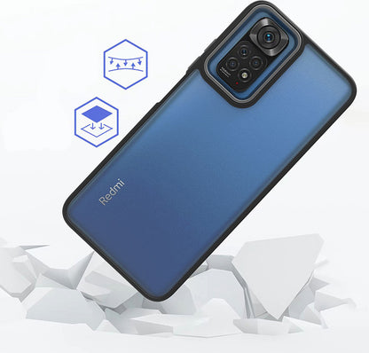 Xiaomi Redmi Note 11 Pro 5g Kılıf Mnc Flora Kapak-Kırmızı