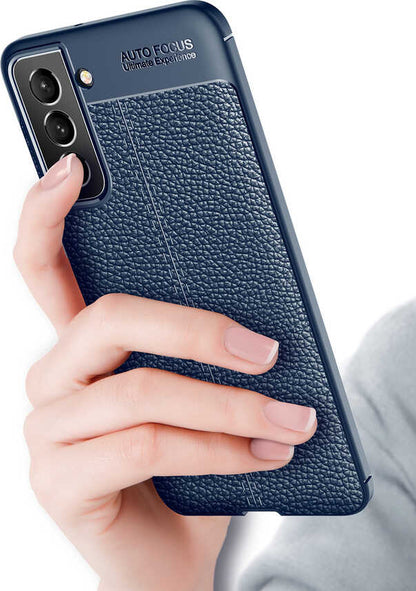 Galaxy S22 Plus Kılıf Mnc Niss Silikon Kapak-Lacivert