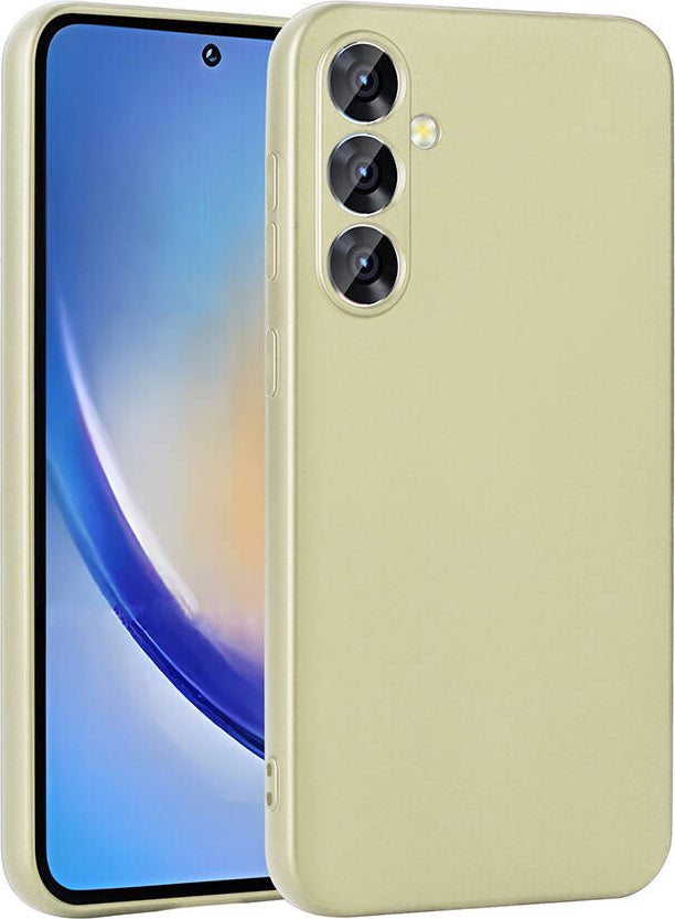 Galaxy A35 Kılıf Mnc Premier Silikon Kapak-Gold